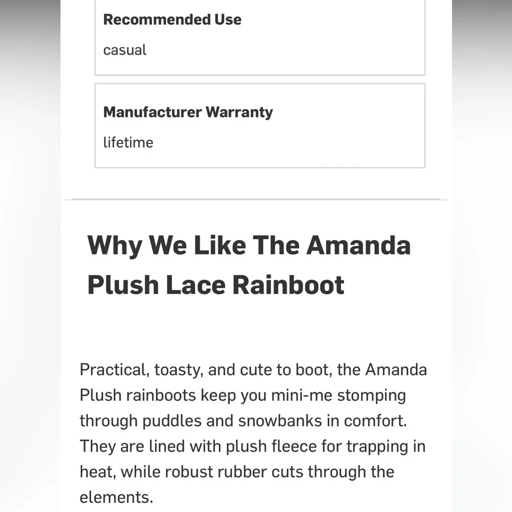 Bogs Amanda Plush Waterproof Lace Up Mid Winter Boots Youth 4/37 Warm Rain Snow - Picture 15 of 16